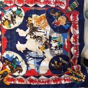 Hermes Multicolor Féria de Sevilla Scarf